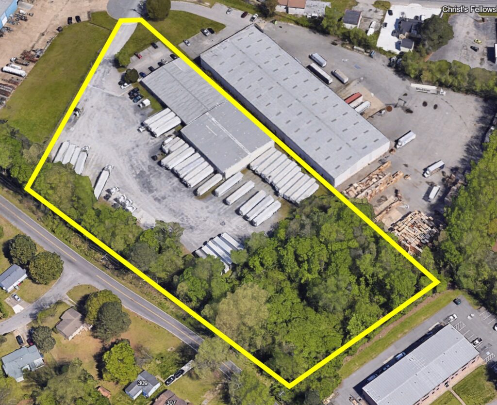 Aerial view of 3 Victory Court in Portsmouth, Virginia